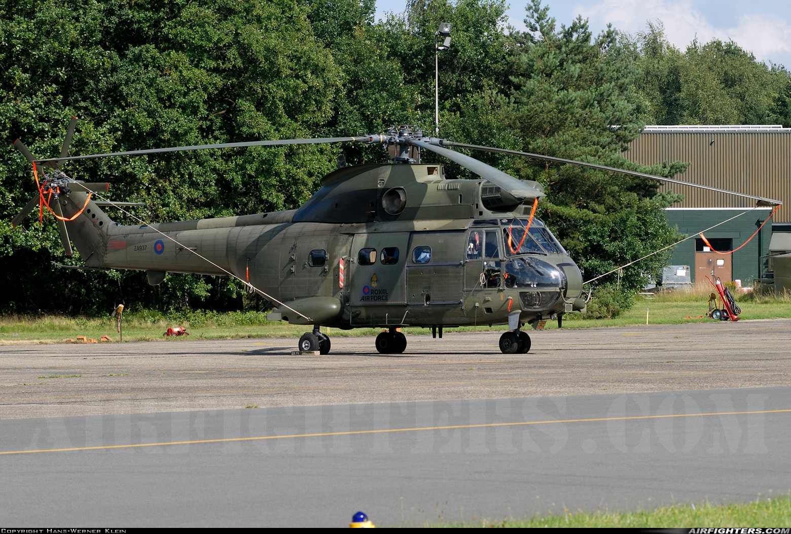 UK - Air Force Westland Puma HC1 (SA-330E) ZA937 at Kleine Brogel (EBBL), Belgium
