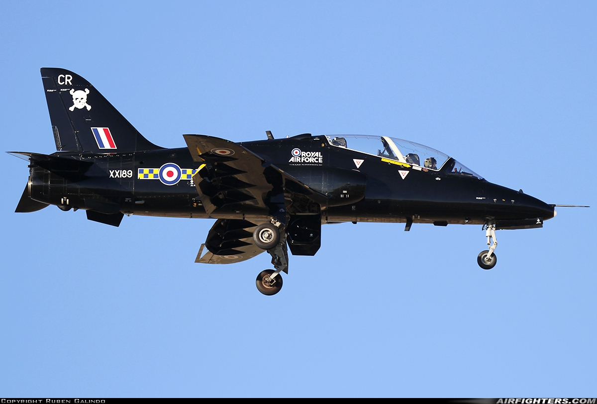 UK - Air Force British Aerospace Hawk T.1A XX189 at Albacete (- Los Llanos) (LEAB), Spain