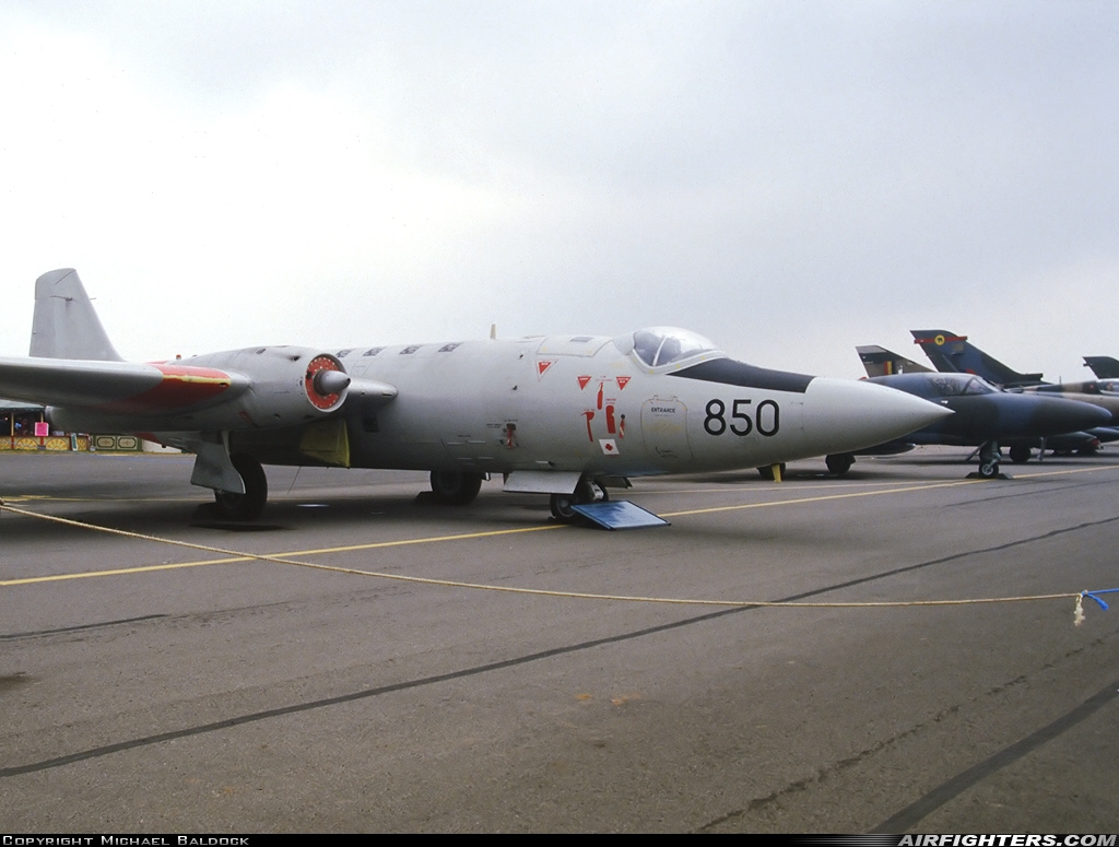 UK - Navy English Electric Canberra T.22 WH801 at Fairford (FFD / EGVA), UK