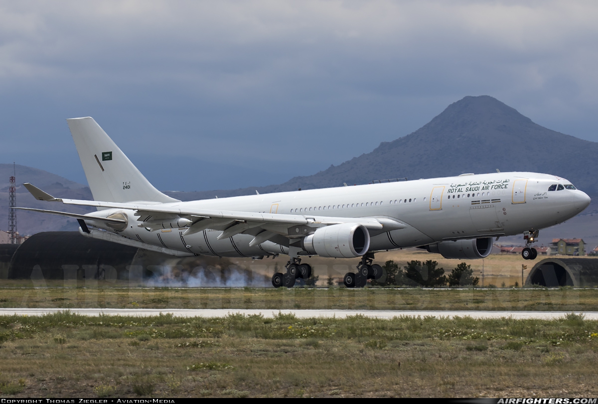Saudi Arabia - Air Force Airbus A330-243MRTT 2401 at Konya (KYA / LTAN), Türkiye
