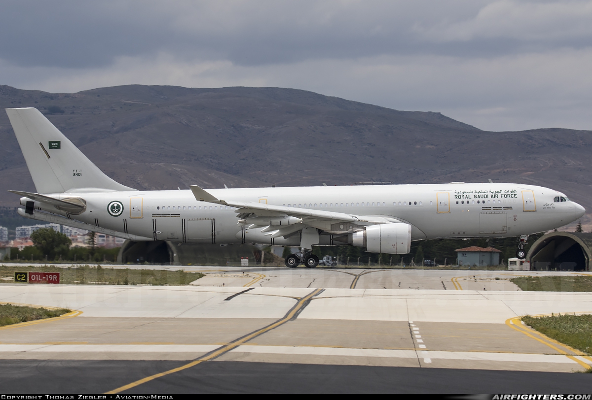 Saudi Arabia - Air Force Airbus A330-243MRTT 2401 at Konya (KYA / LTAN), Türkiye