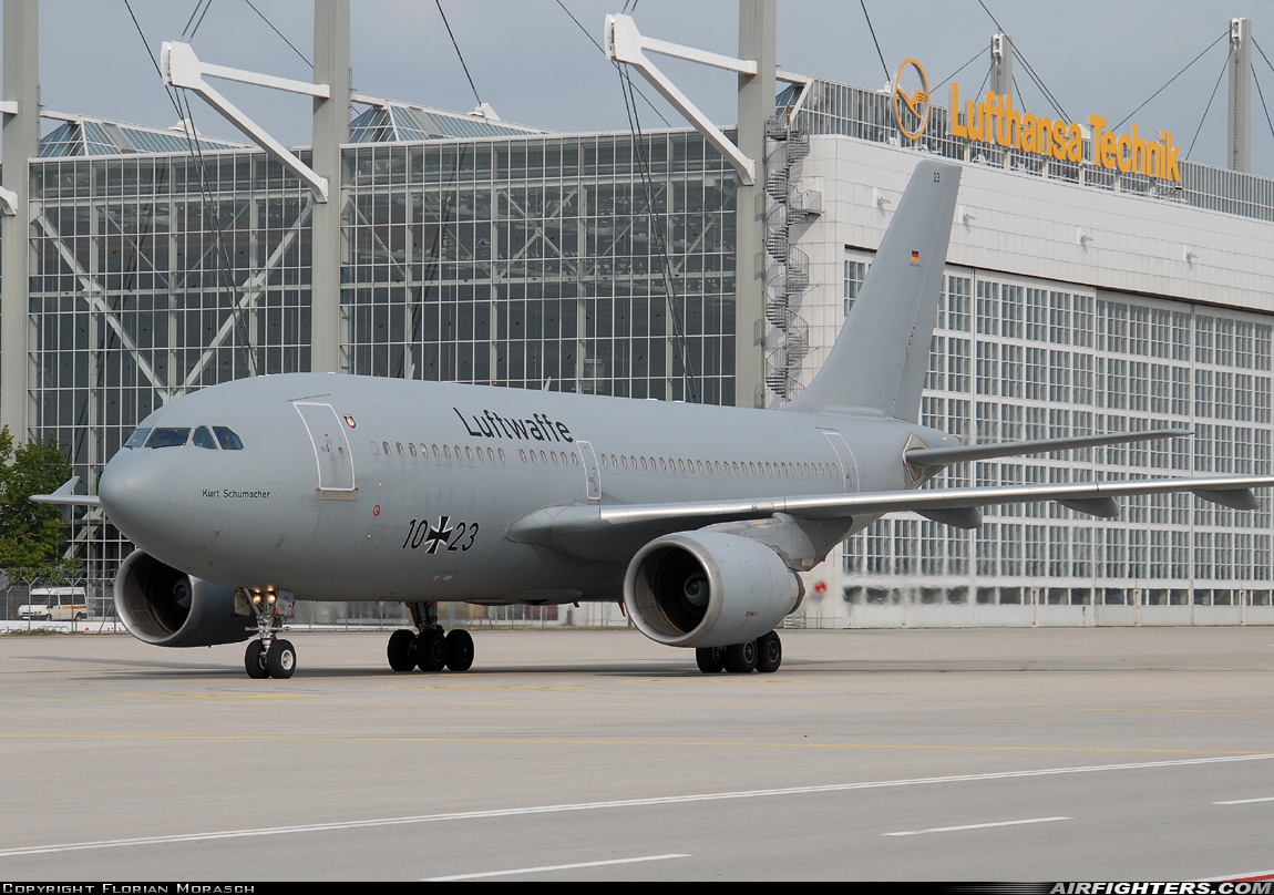Germany - Air Force Airbus A310-304 10+23 at Munich (- Franz Josef Strauss) (MUC / EDDM), Germany