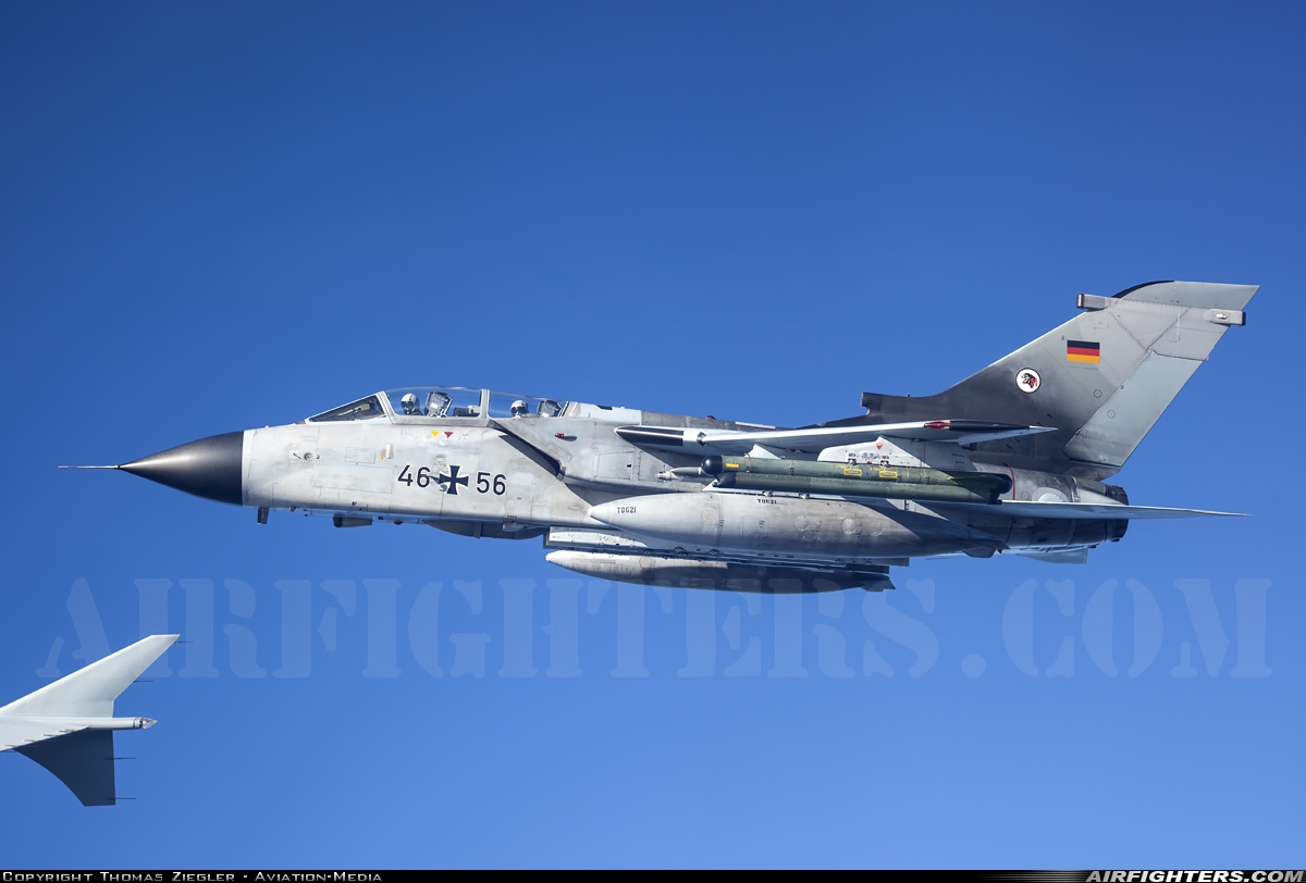 Germany - Air Force Panavia Tornado IDS 45+56 at North Sea, International Airspace