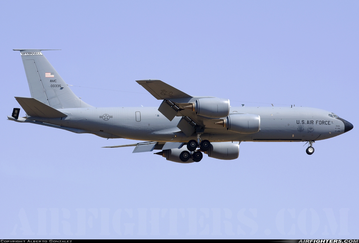 USA - Air Force Boeing KC-135T Stratotanker (717-148) 60-0335 at Rota (LERT), Spain