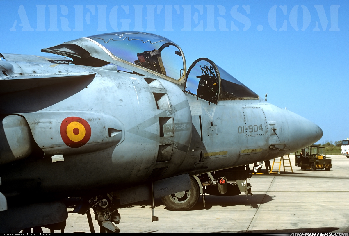 Spain - Navy McDonnell Douglas AV-8B Harrier II VA.1A-16 at Rota (LERT), Spain