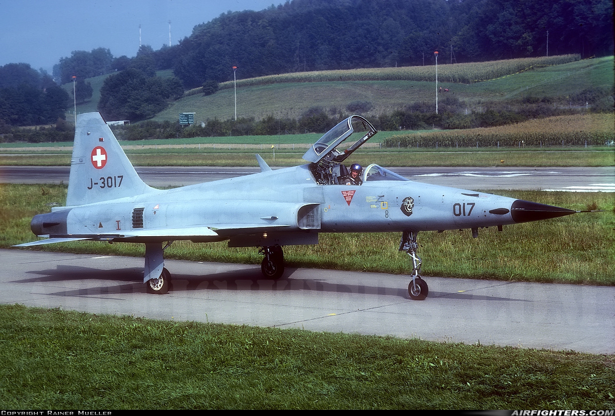 Switzerland - Air Force Northrop F-5E Tiger II J-3017 at Dubendorf (LSMD), Switzerland