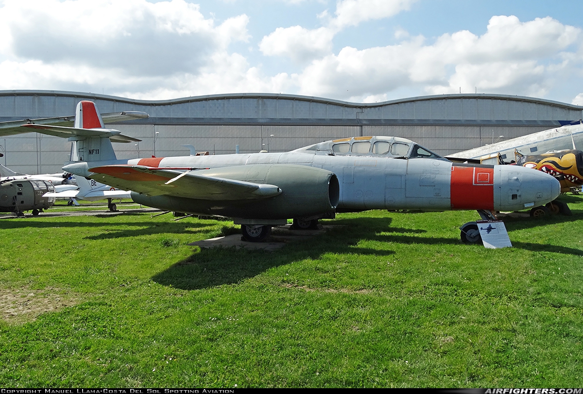 France - Air Force Gloster Meteor NF.11 NF11-8 at Toulouse - Blagnac (TLS / LFBO), France