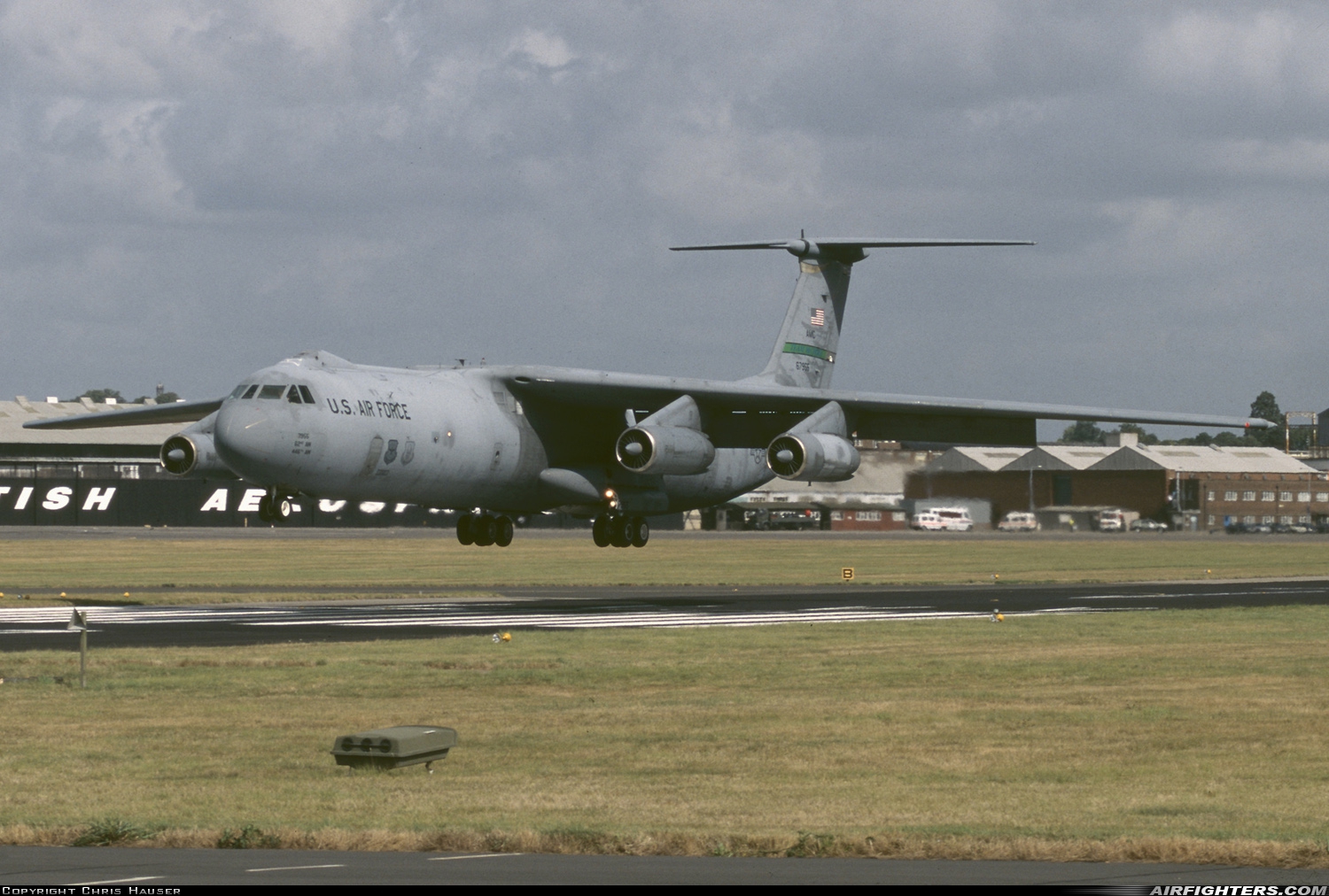 USA - Air Force Lockheed C-141B Starlifter (L-300) 66-7955 at Farnborough (FAB / EGLF), UK