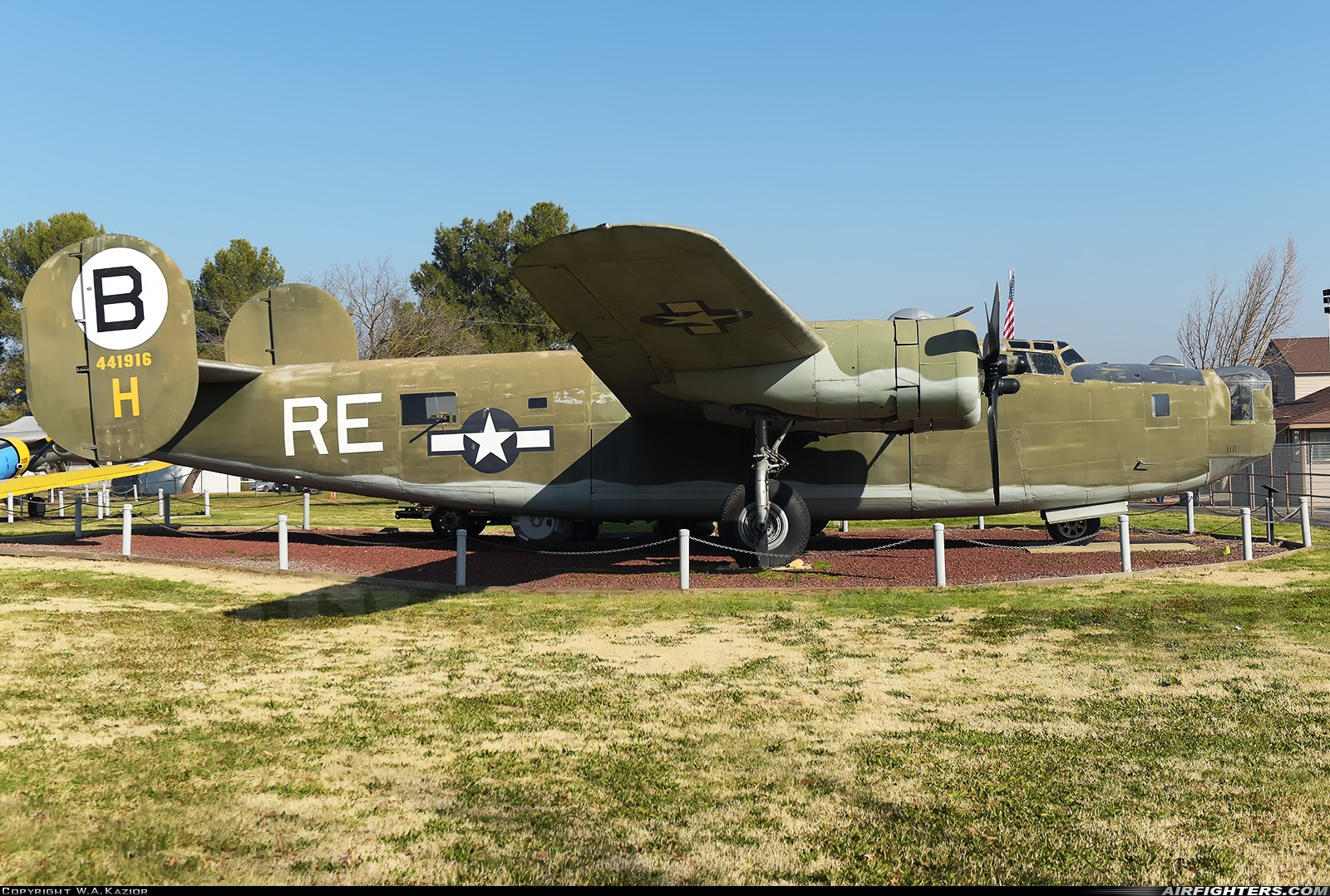 USA - Air Force Consolidated B-24M Liberator 44-41916 at Atwater (Merced) - Castle (AFB) (MER / KMER), USA