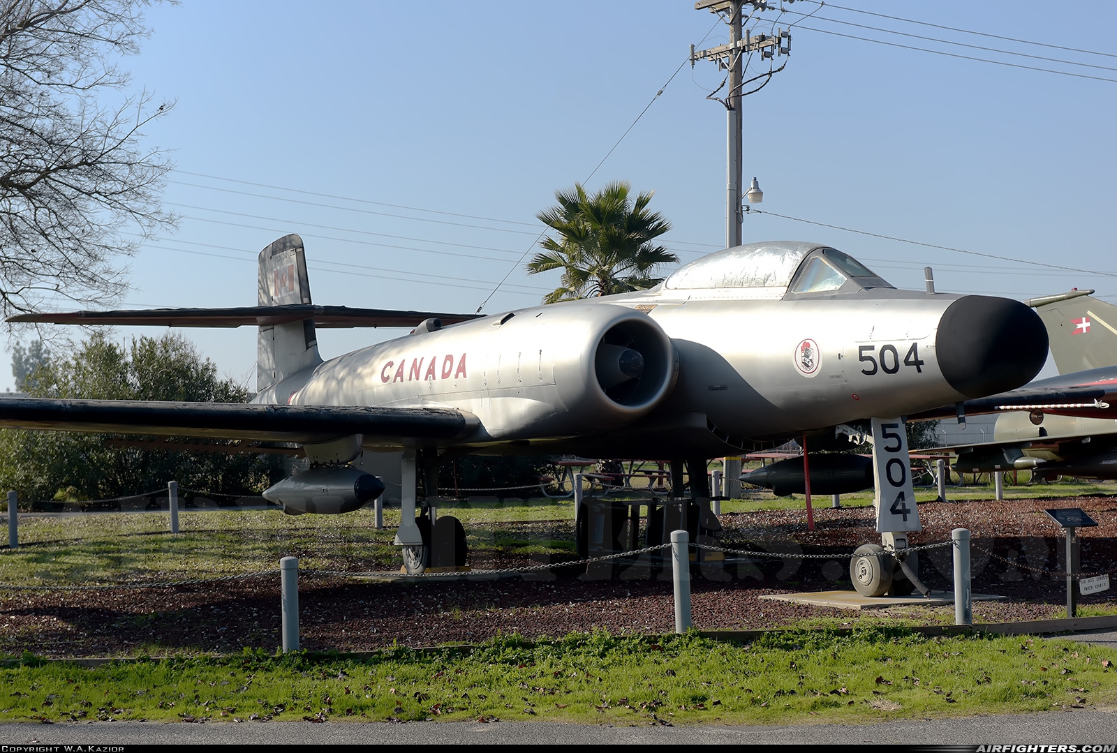 Canada - Air Force Avro Canada CF-100 Mk5D Canuck 100504 at Atwater (Merced) - Castle (AFB) (MER / KMER), USA