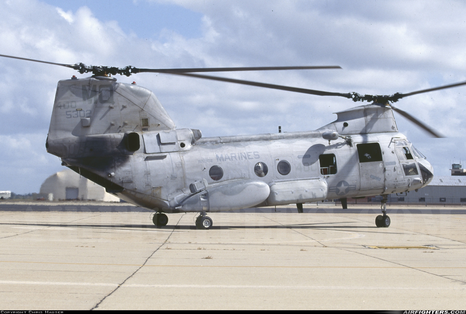 USA - Marines Boeing Vertol CH-46E Sea Knight (107-II) 155302 at Norfolk - Norfolk NAS / Chambers Field (NGU / KNGU), USA