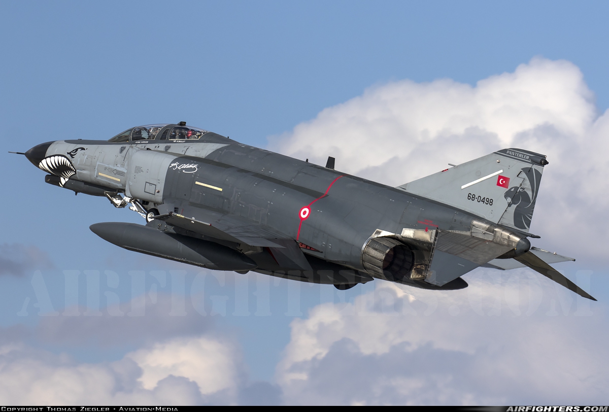 Türkiye - Air Force McDonnell Douglas F-4E-2020 Terminator 68-0498 at Konya (KYA / LTAN), Türkiye