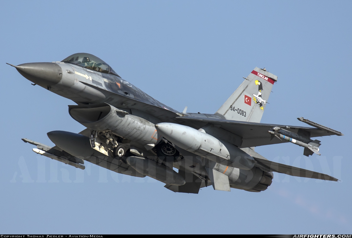 Türkiye - Air Force General Dynamics F-16C Fighting Falcon 94-0083 at Konya (KYA / LTAN), Türkiye