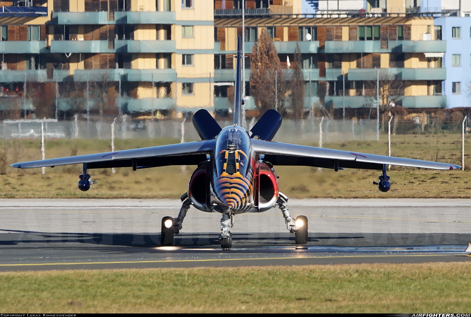 Private - Red Bull Dassault/Dornier Alpha Jet A OE-FAS at Salzburg - W.A. Mozart (Maxglan) (SZG / LOWS), Austria