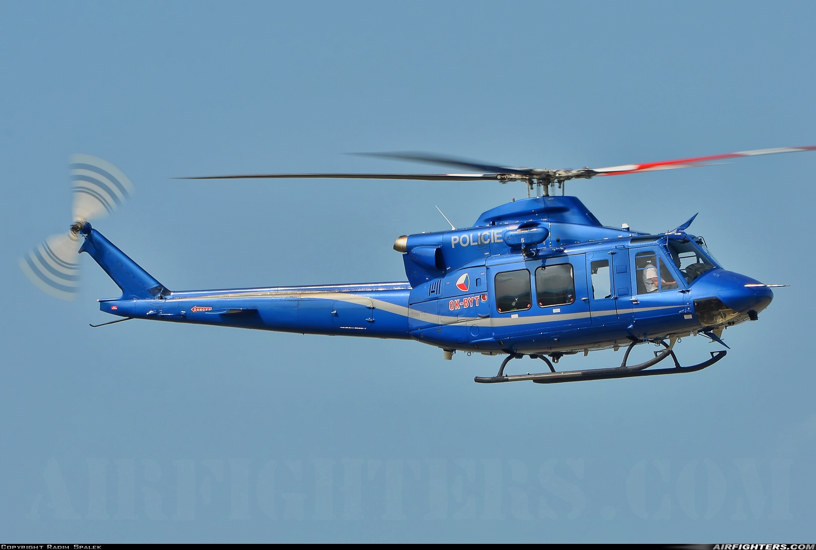 Czech Republic - Police Bell 412EPI OK-BYT at Ostrava - Mosnov (OSR / LKMT), Czech Republic