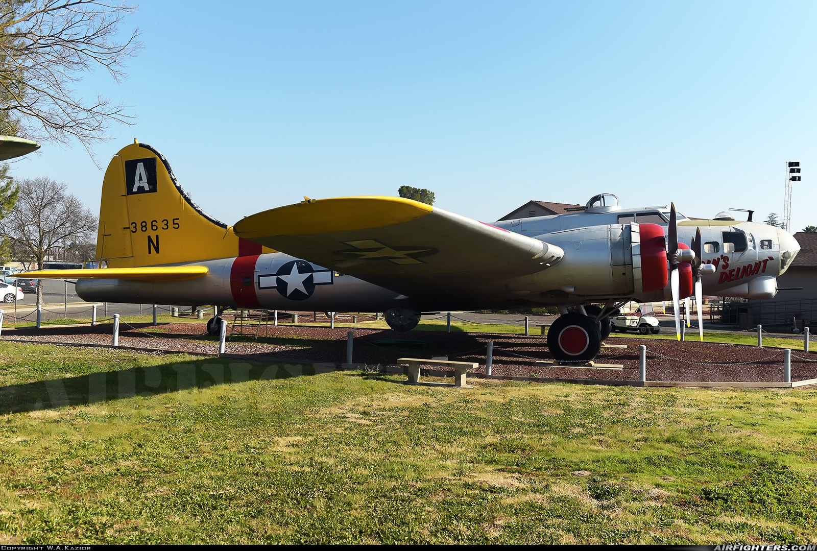 USA - Army Air Force Boeing B-17G Flying Fortress (299P) 43-38635 at Atwater (Merced) - Castle (AFB) (MER / KMER), USA