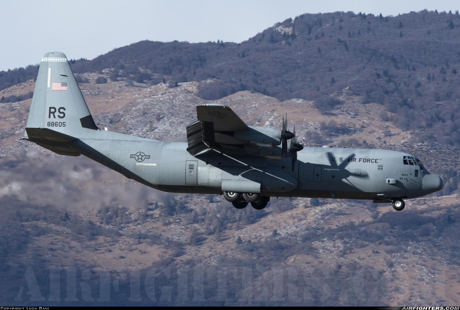 USA - Air Force Lockheed Martin C-130J-30 Hercules (L-382) 08-8605 at Aviano (- Pagliano e Gori) (AVB / LIPA), Italy