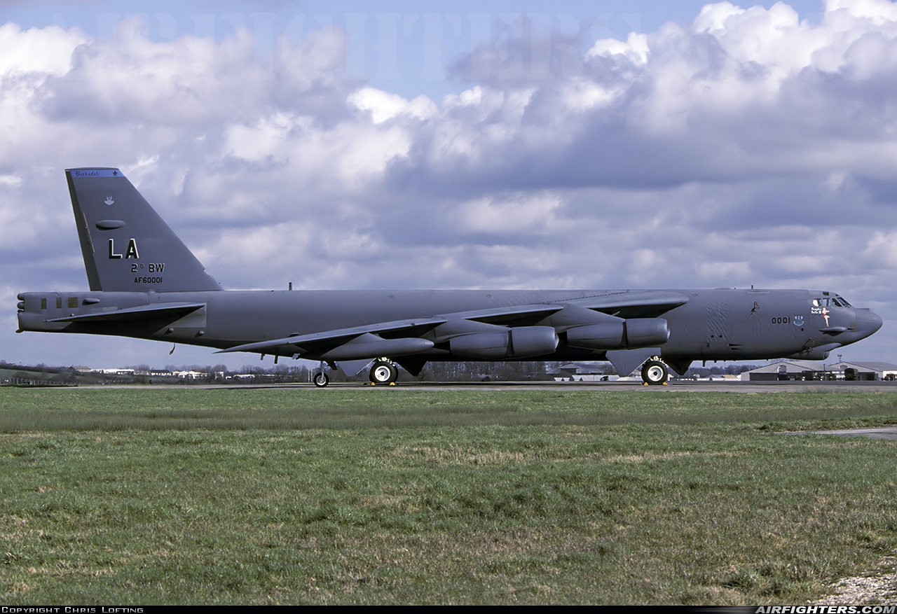 USA - Air Force Boeing B-52H Stratofortress 60-0001 at Fairford (FFD / EGVA), UK