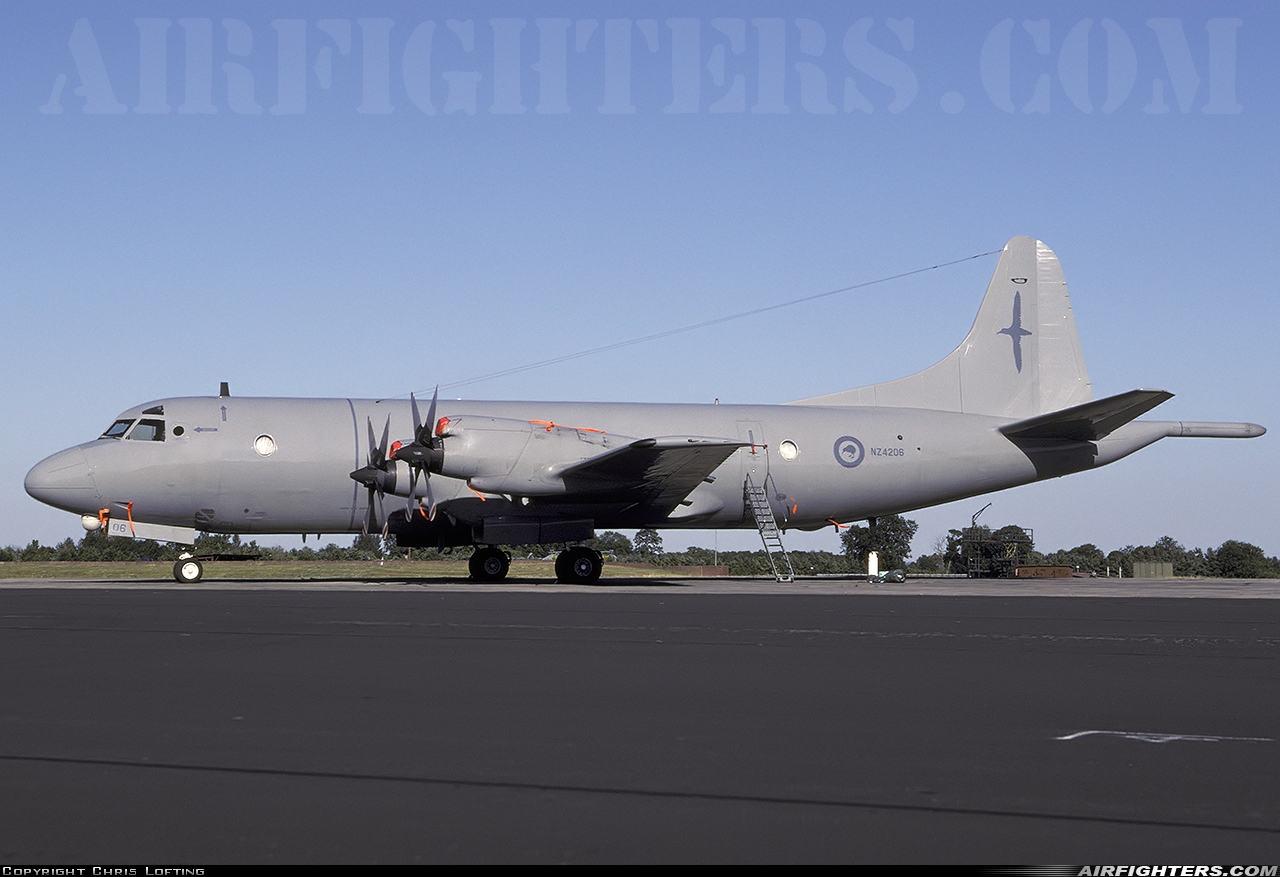 New Zealand - Air Force Lockheed P-3K Orion NZ4206 at Fairford (FFD / EGVA), UK