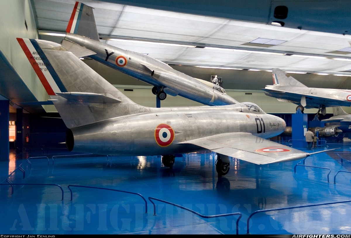 France - Air Force Dassault Mystere IVA 01 at Paris - Le Bourget (LBG / LFPB), France