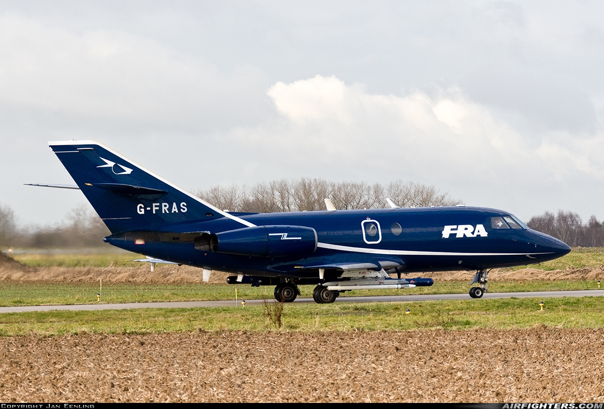 Company Owned - FR Aviation Dassault Falcon 20 G-FRAS at Florennes (EBFS), Belgium