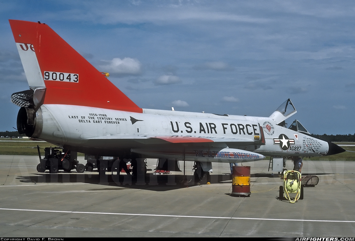 USA - Air Force Convair QF-106A Delta Dart 59-0043 at Panama City - Tyndall AFB (PAM / KPAM), USA