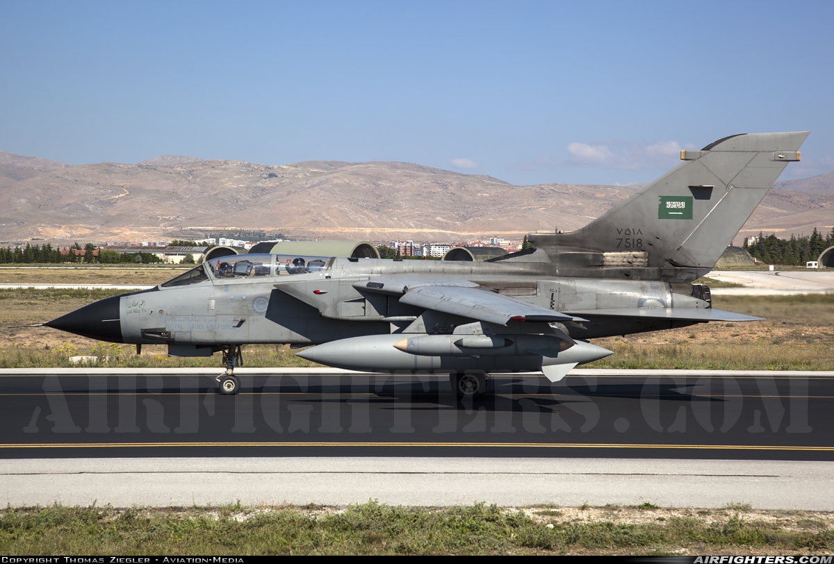 Saudi Arabia - Air Force Panavia Tornado IDS 7518 at Konya (KYA / LTAN), Türkiye