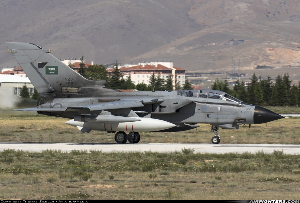 Saudi Arabia - Air Force Panavia Tornado IDS 758 at Konya (KYA / LTAN), Türkiye