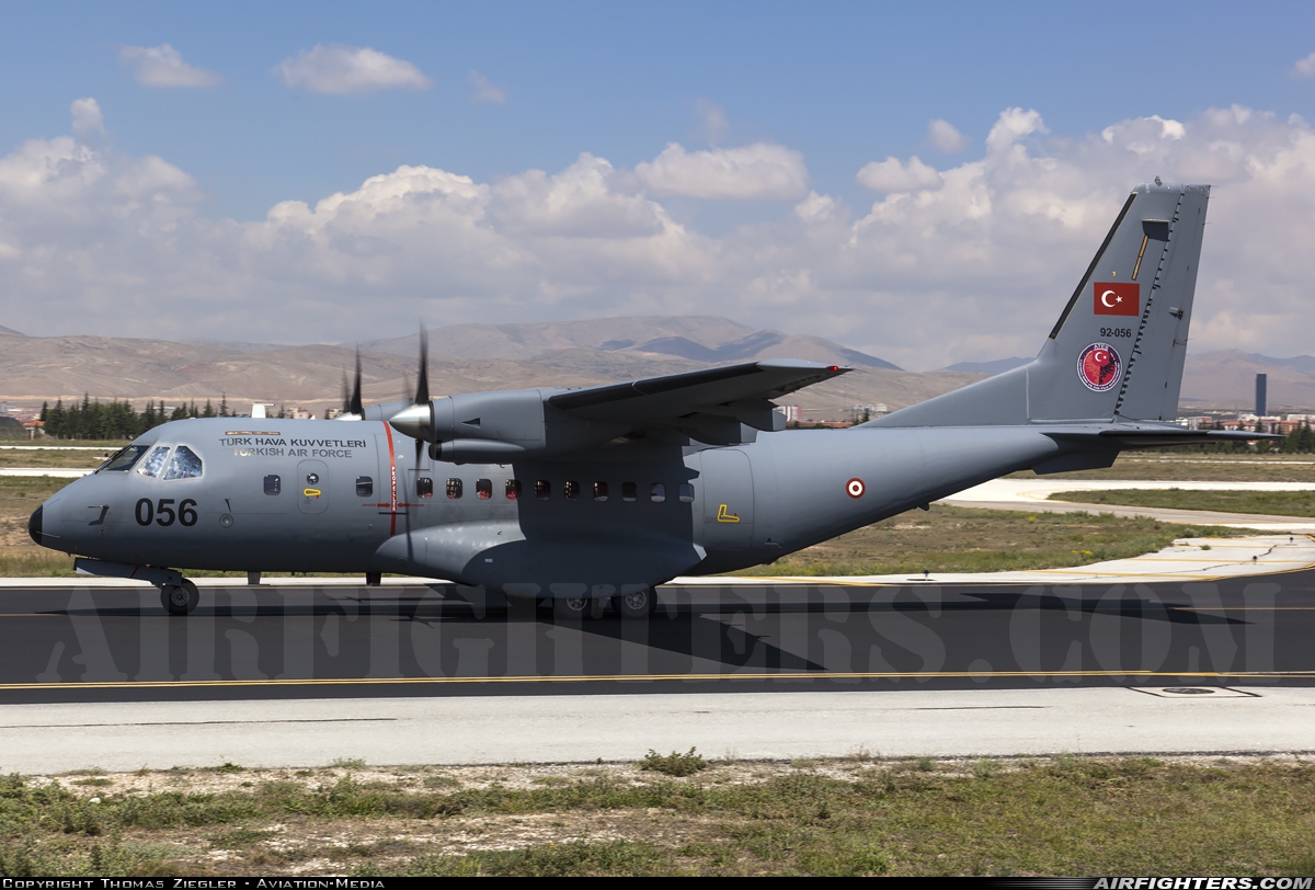 Türkiye - Air Force CASA CN235-100M 92-056 at Konya (KYA / LTAN), Türkiye