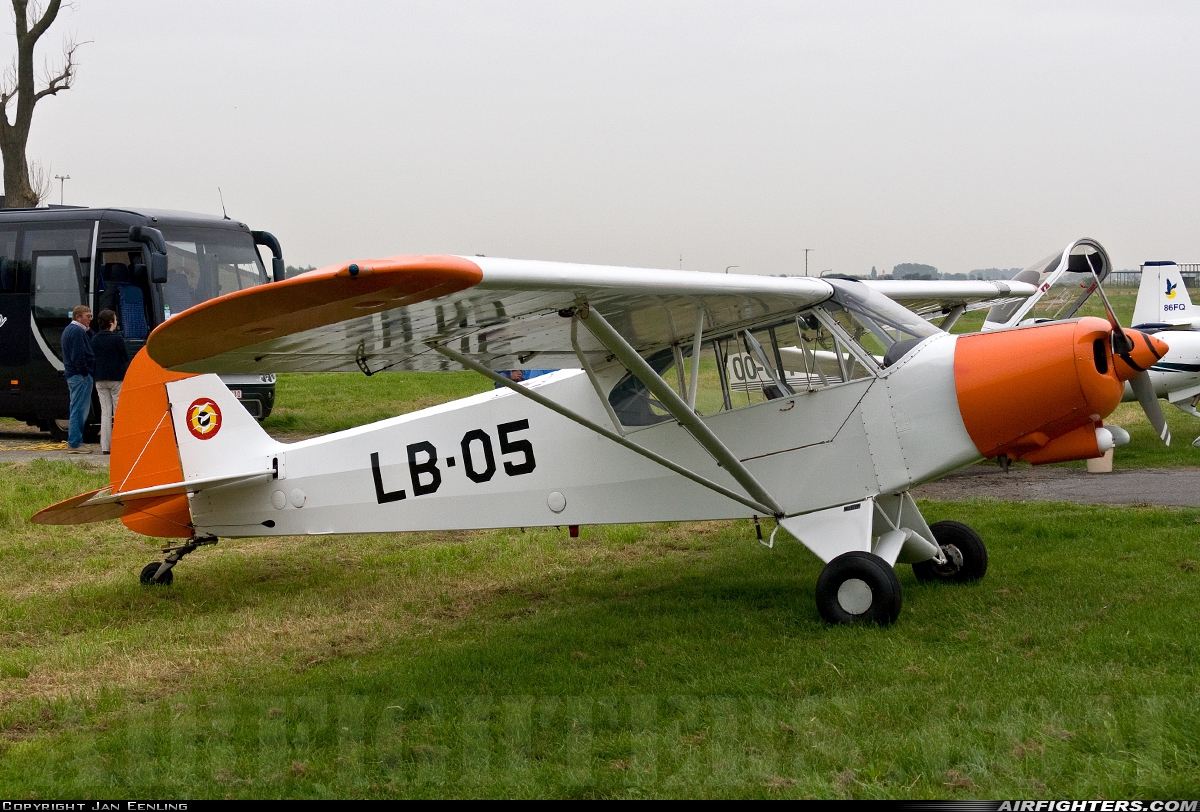 Belgium - Air Force Piper L-21B Super Cub (PA-18-135) LB-05 at Koksijde (EBFN), Belgium