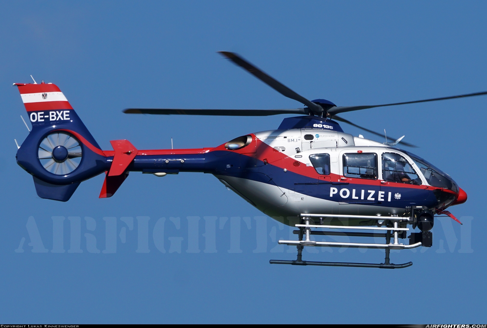Austria - Police Eurocopter EC-135P2+ OE-BXE at Zeltweg (LOXZ), Austria