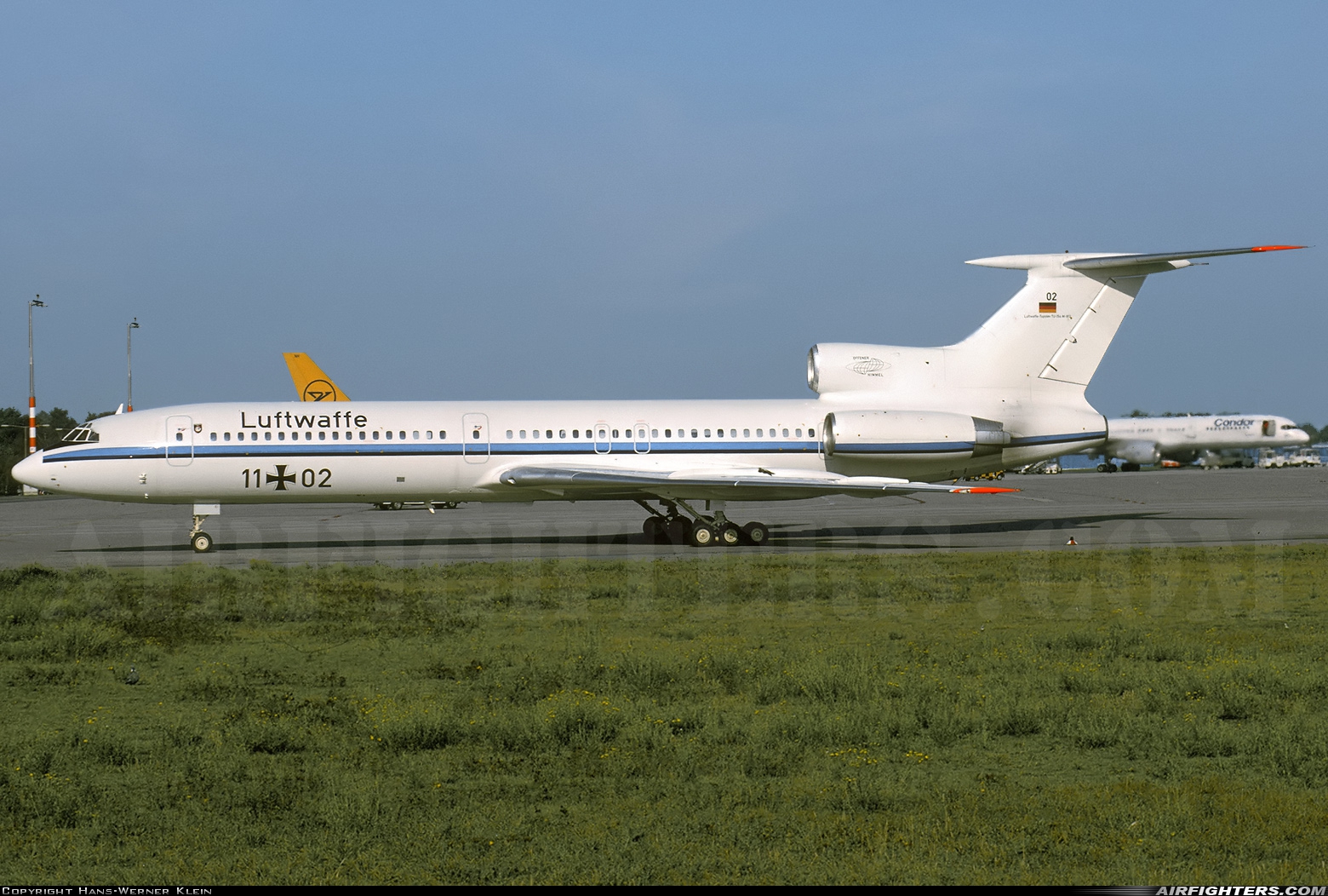 Germany - Air Force Tupolev Tu-154M 11+02 at Cologne / Bonn (- Konrad Adenauer / Wahn) (CGN / EDDK), Germany