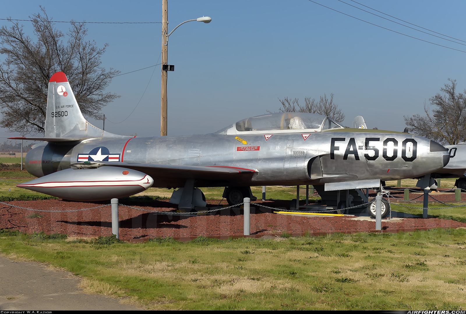 USA - Air Force Lockheed EF-94A Starfire 49-2500 at Atwater (Merced) - Castle (AFB) (MER / KMER), USA
