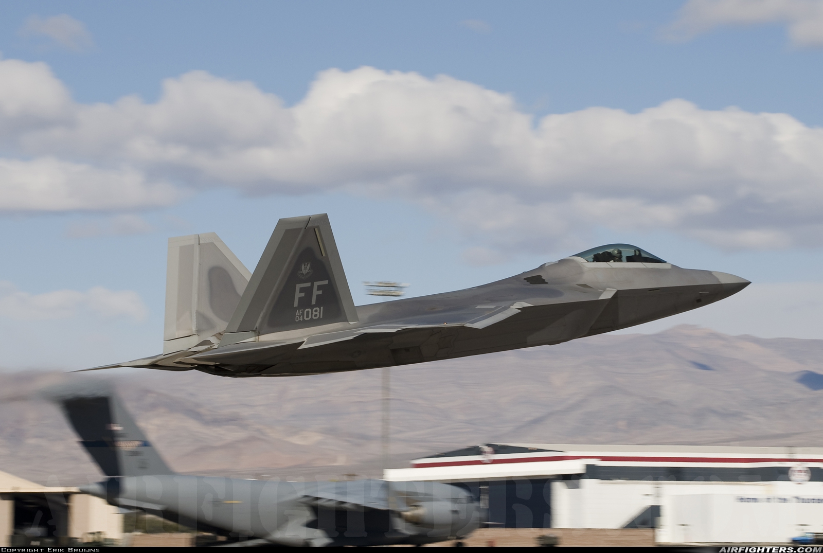 USA - Air Force Lockheed Martin F-22A Raptor 04-4081 at Las Vegas - Nellis AFB (LSV / KLSV), USA