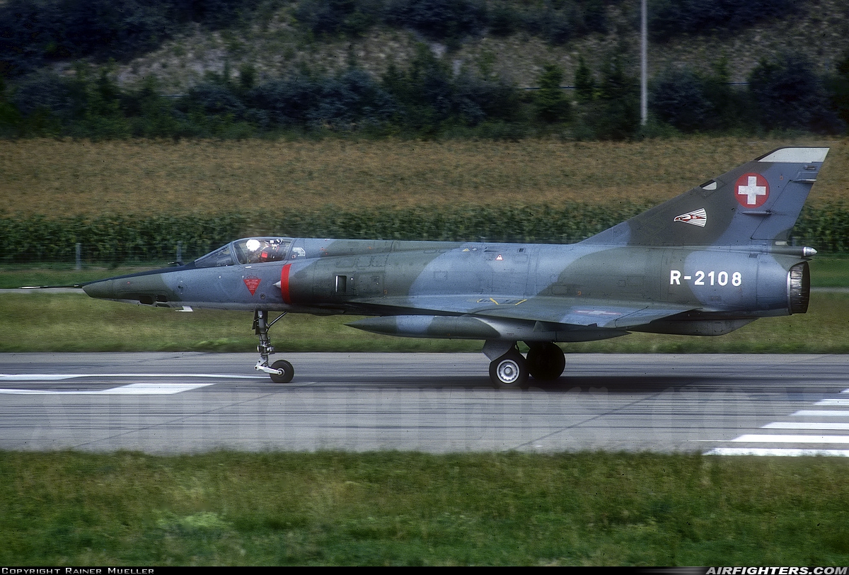 Switzerland - Air Force Dassault Mirage IIIRS R-2108 at Dubendorf (LSMD), Switzerland