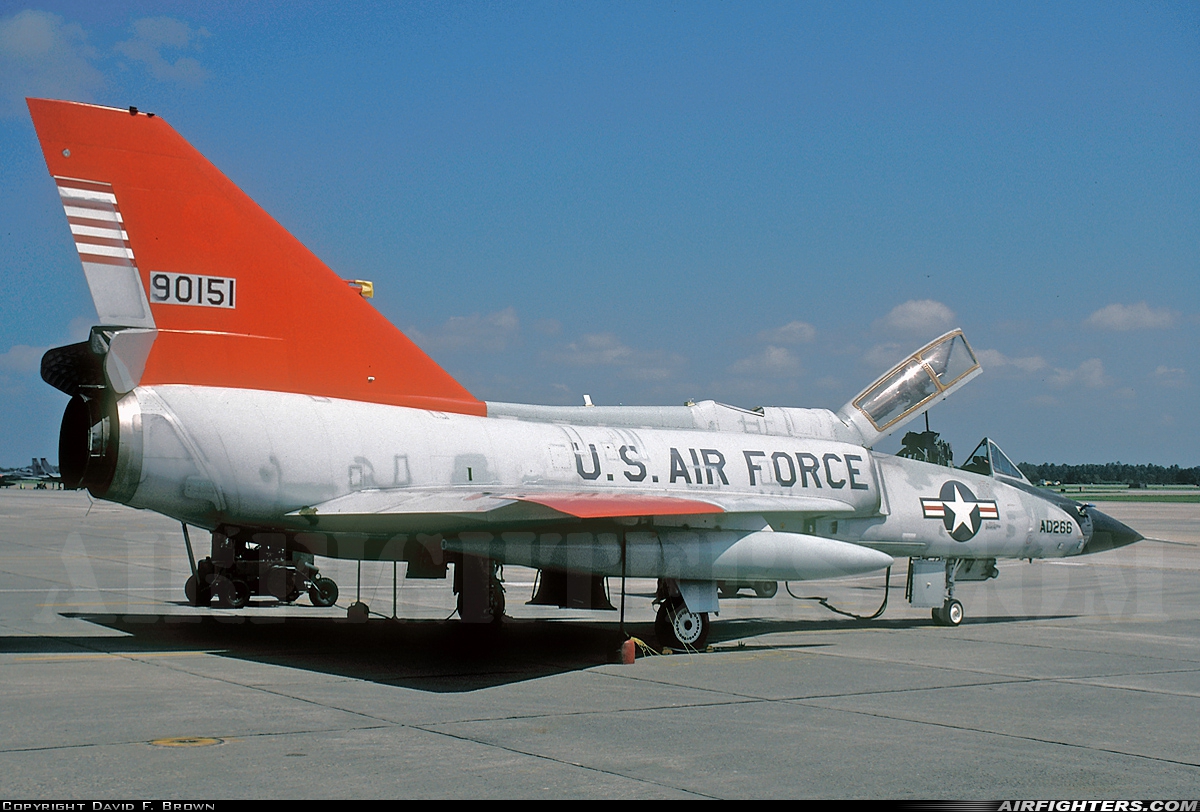 USA - Air Force Convair QF-106B Delta Dart 59-0151 at Panama City - Tyndall AFB (PAM / KPAM), USA