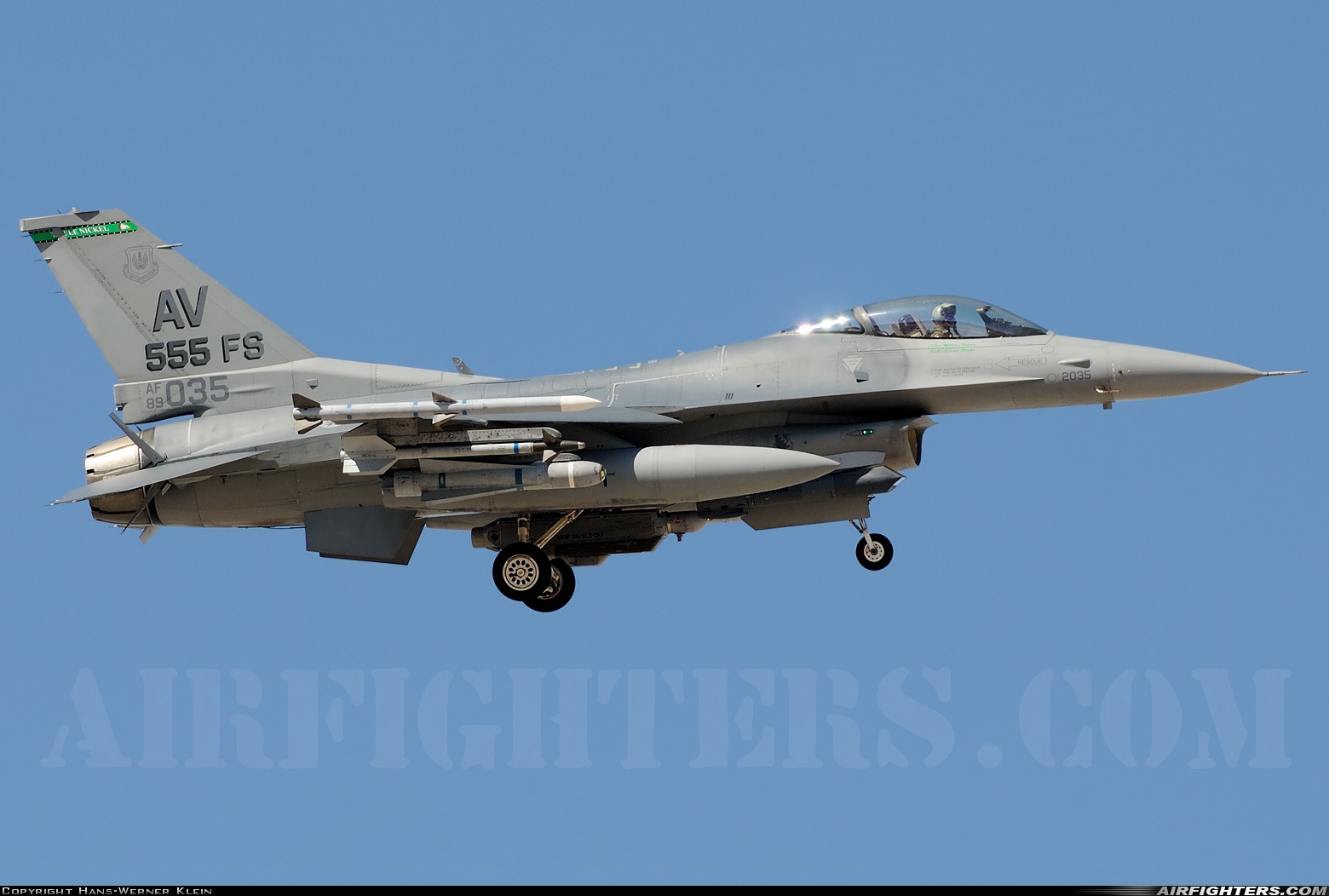 USA - Air Force General Dynamics F-16C Fighting Falcon 89-2035 at Las Vegas - Nellis AFB (LSV / KLSV), USA