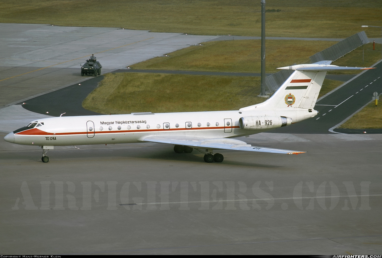 Hungary - Air Force Tupolev Tu-134A HA-926 at Cologne / Bonn (- Konrad Adenauer / Wahn) (CGN / EDDK), Germany