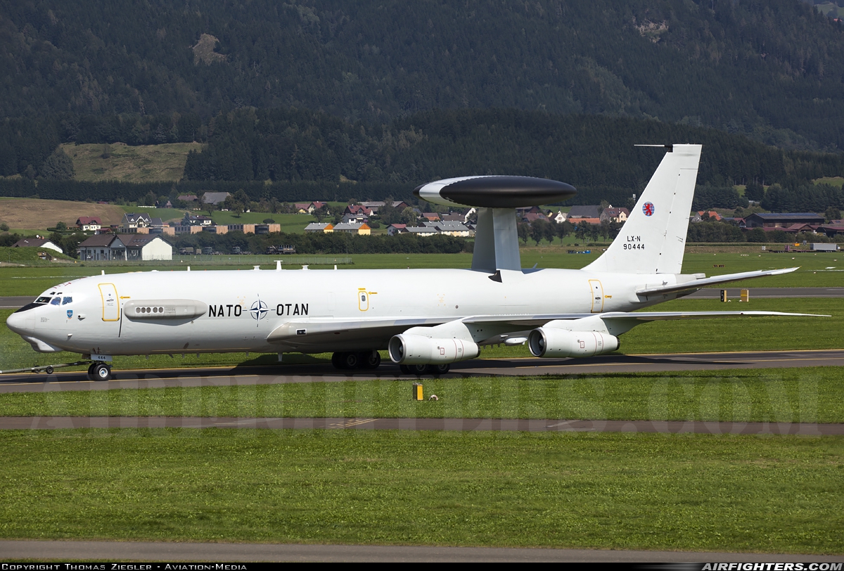 Luxembourg - NATO Boeing E-3A Sentry (707-300) LX-N90444 at Zeltweg (LOXZ), Austria