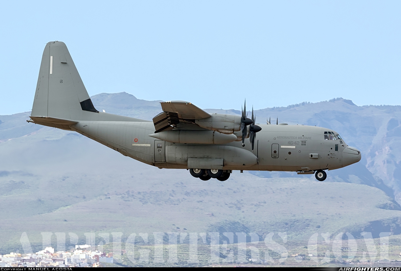 Italy - Air Force Lockheed Martin C-130J Hercules (L-382) MM62177 at Gran Canaria (- Las Palmas / Gando) (LPA / GCLP), Spain
