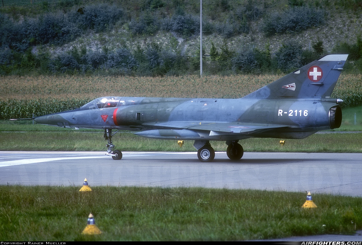 Switzerland - Air Force Dassault Mirage IIIRS R-2116 at Dubendorf (LSMD), Switzerland