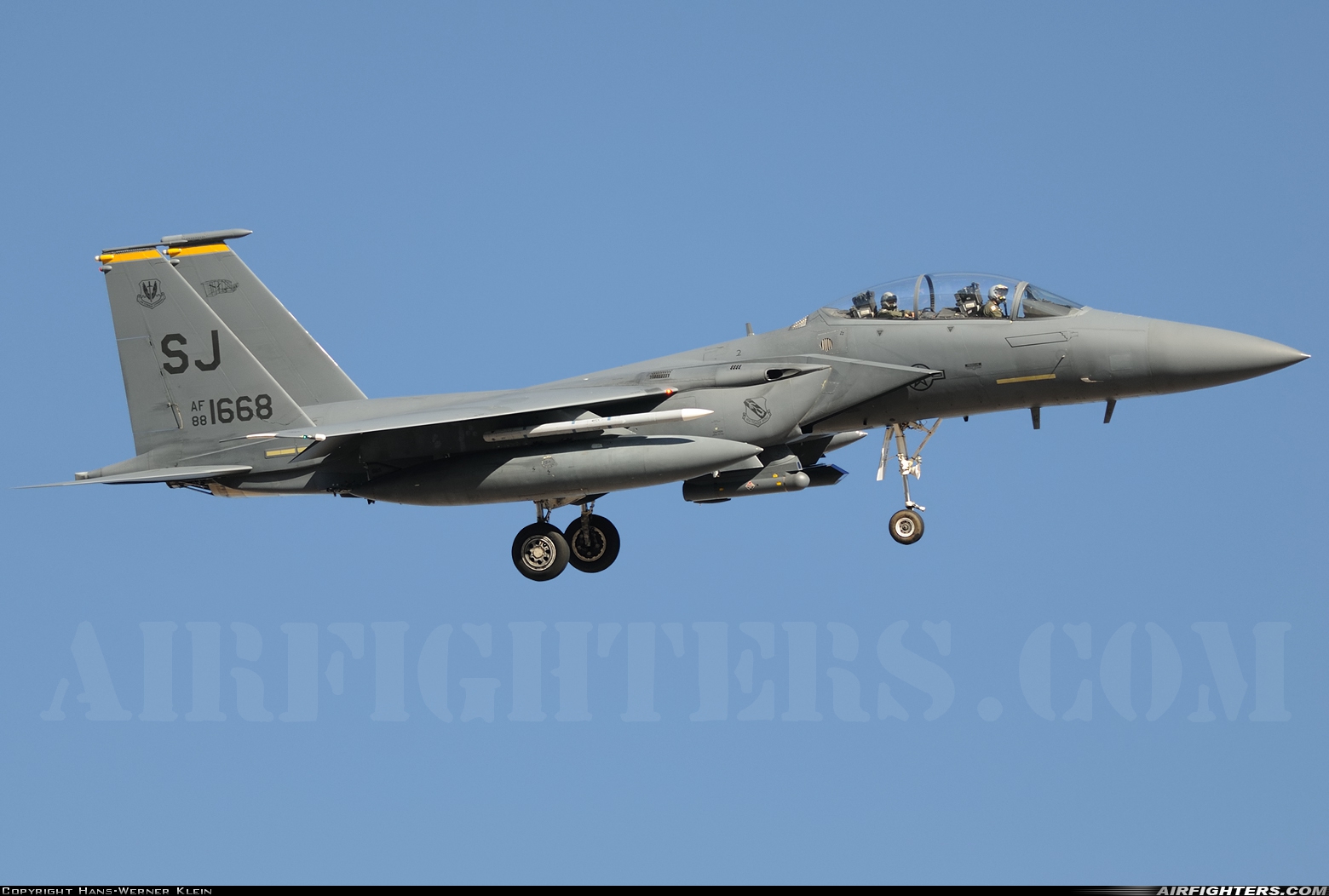 USA - Air Force McDonnell Douglas F-15E Strike Eagle 88-1668 at Las Vegas - Nellis AFB (LSV / KLSV), USA