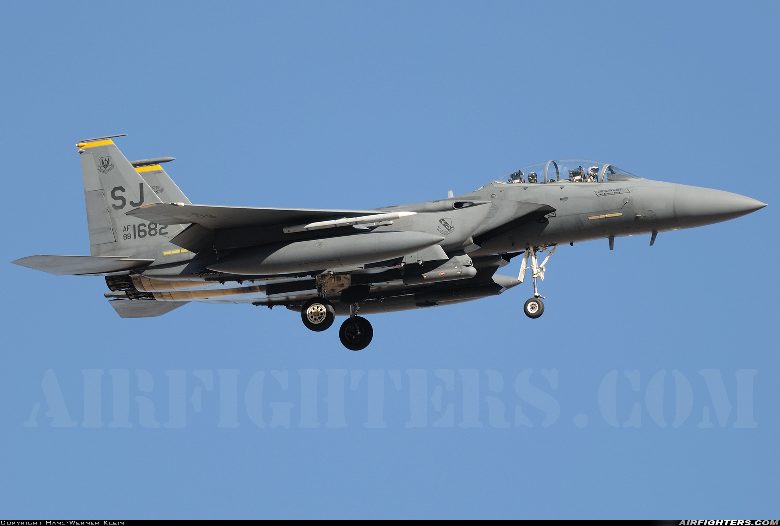 USA - Air Force McDonnell Douglas F-15E Strike Eagle 88-1682 at Las Vegas - Nellis AFB (LSV / KLSV), USA