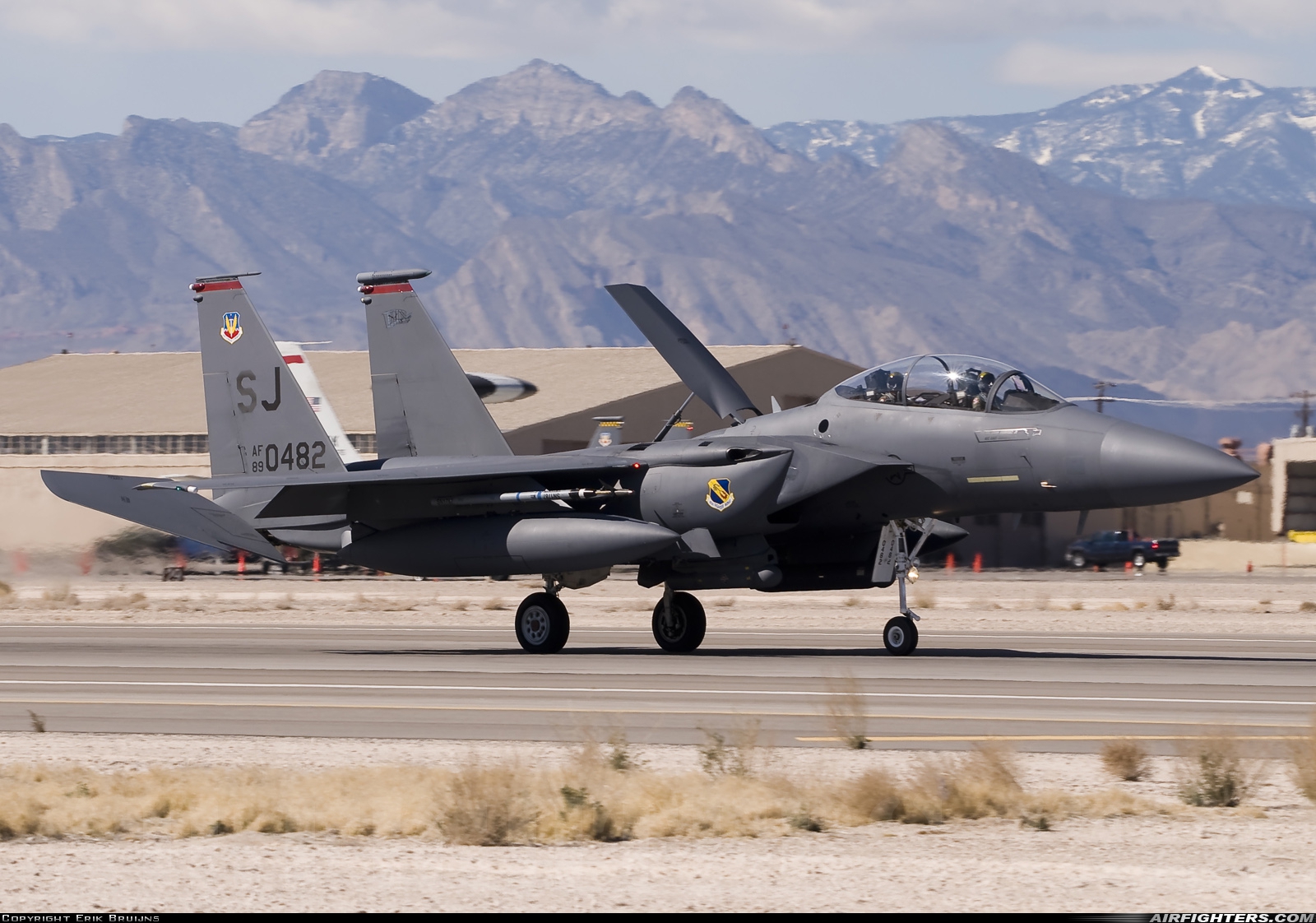 USA - Air Force McDonnell Douglas F-15E Strike Eagle 89-0482 at Las Vegas - Nellis AFB (LSV / KLSV), USA