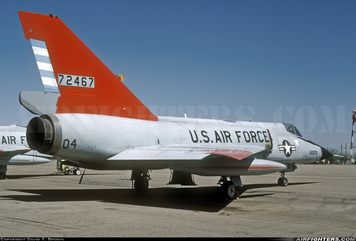USA - Air Force Convair F-106A Delta Dart (8) 57-2465 at Alamogordo - Holloman AFB (HMN / KHMN), USA