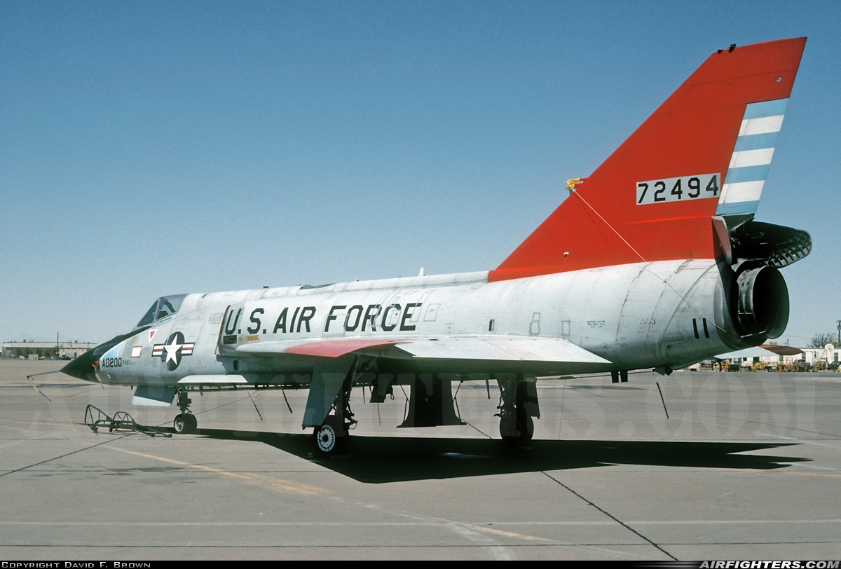 USA - Air Force Convair QF-106A Delta Dart 57-2494 at Alamogordo - Holloman AFB (HMN / KHMN), USA