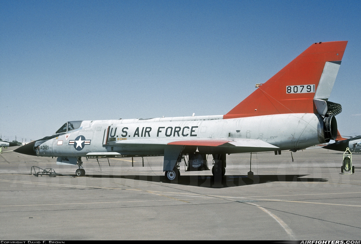 USA - Air Force Convair F-106A Delta Dart (8) 58-0791 at Alamogordo - Holloman AFB (HMN / KHMN), USA