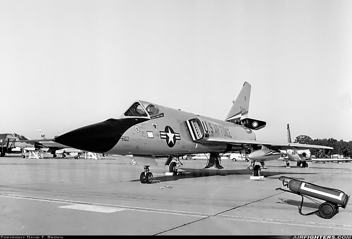 USA - Air Force Convair F-106A Delta Dart (8) 57-2496 at Camp Springs - Andrews AFB (Washington NAF) (ADW / NSF / KADW), USA