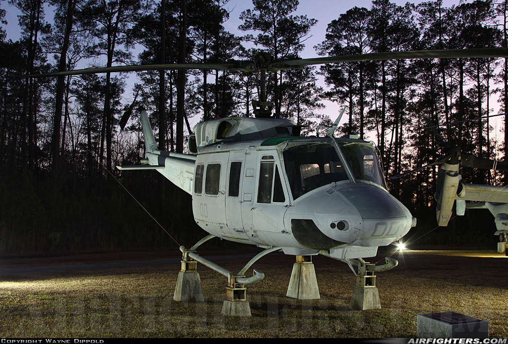 USA - Marines Bell UH-1N Iroquois (212) 160448 at Jacksonville - New River MCAS (McCutcheon Field) (NCA / KNCA), USA