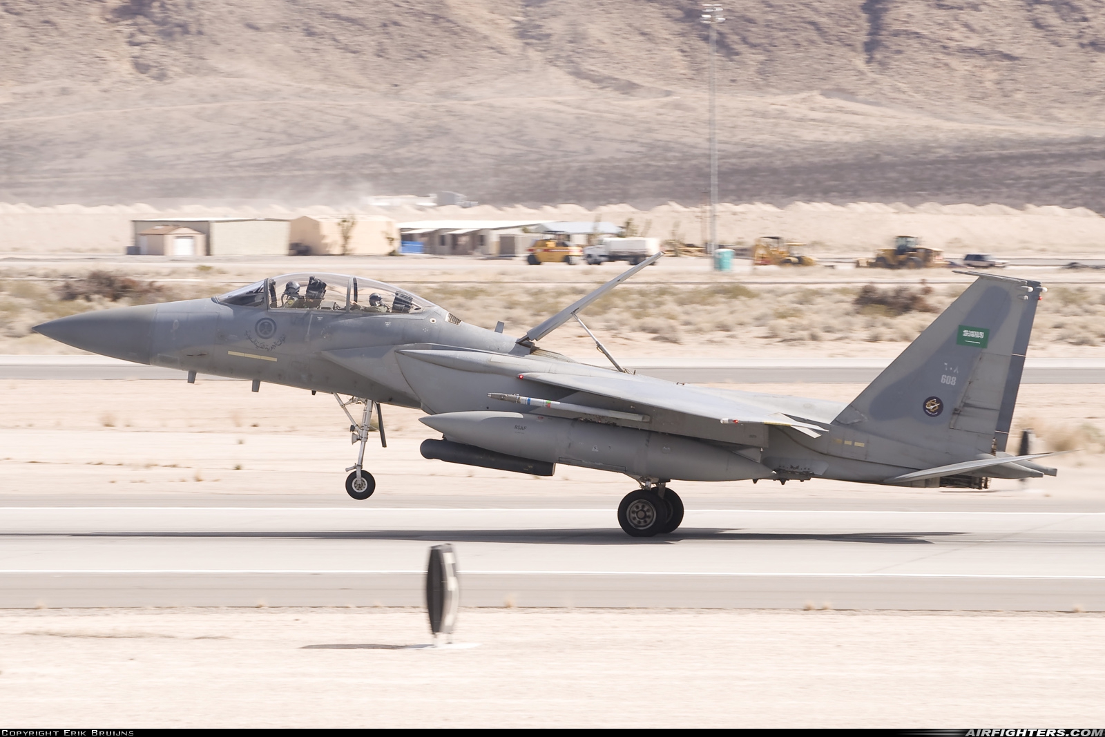 Saudi Arabia - Air Force McDonnell Douglas F-15S Strike Eagle 608 at Las Vegas - Nellis AFB (LSV / KLSV), USA